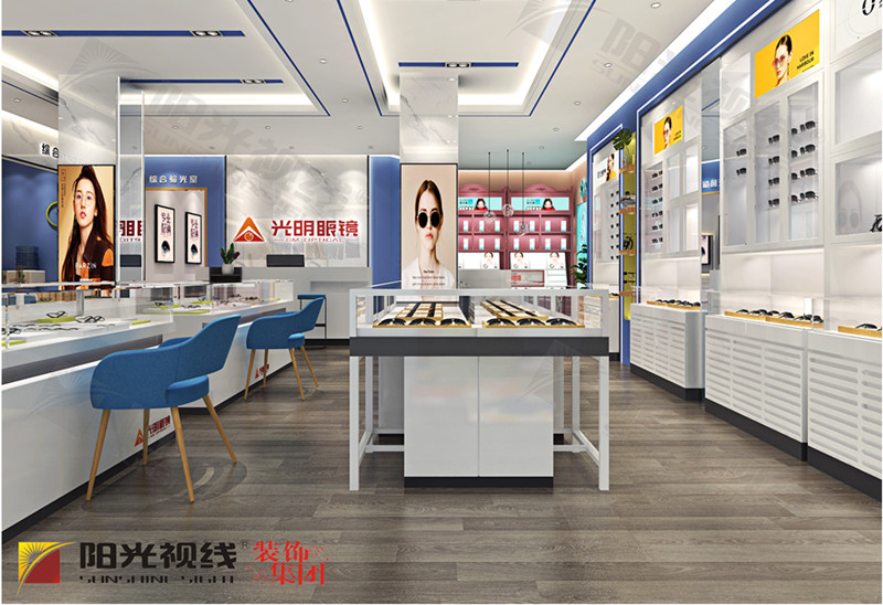 內蒙古赤峰光明眼鏡店裝修案例