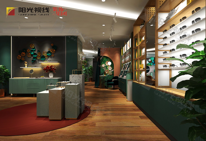 赫麗.明鏡匯眼鏡店裝修效果圖