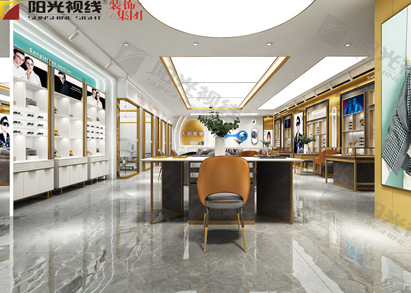 眼鏡店裝修設(shè)計效果圖-陽光視線