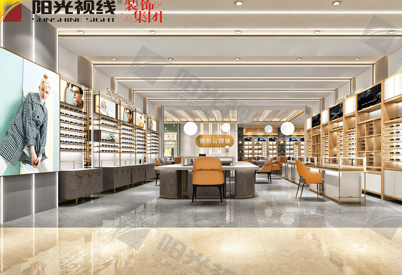 云南鏡都會(huì)眼鏡店裝修設(shè)計(jì)效果圖
