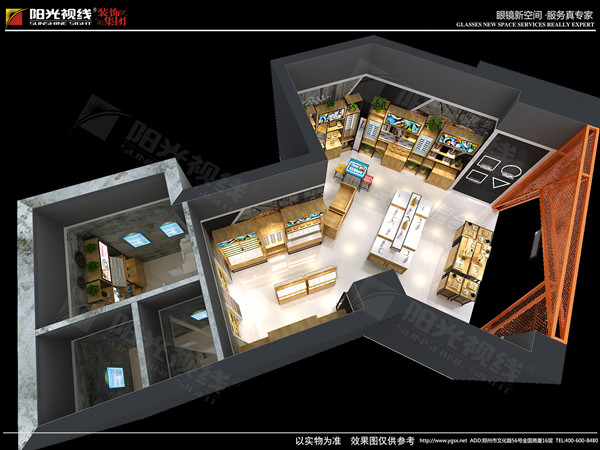眼鏡店裝修中死角怎么處理？