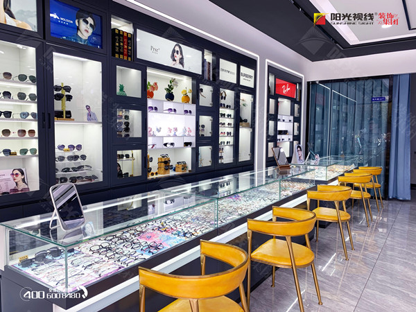眼鏡店裝修實景圖-陽光視線