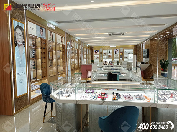 眼鏡店裝修實景圖-陽光視線