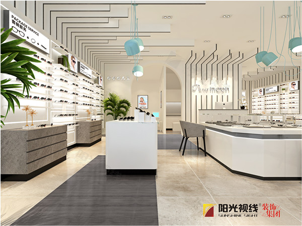 眼鏡店裝修就是陽光視線