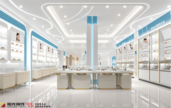 藍(lán)色在眼鏡店裝修中的應(yīng)用